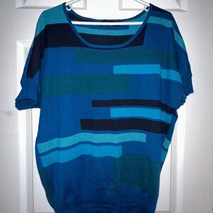 The Limited Blue Striped Sweater